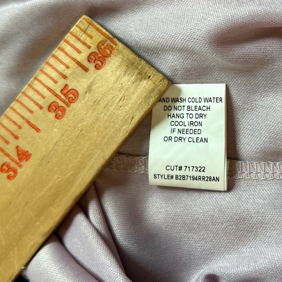 Anthropologie Adiva Purple Boho Pattern Halter Style Top Front Tie Lined Medium. - Picture 7 of 10